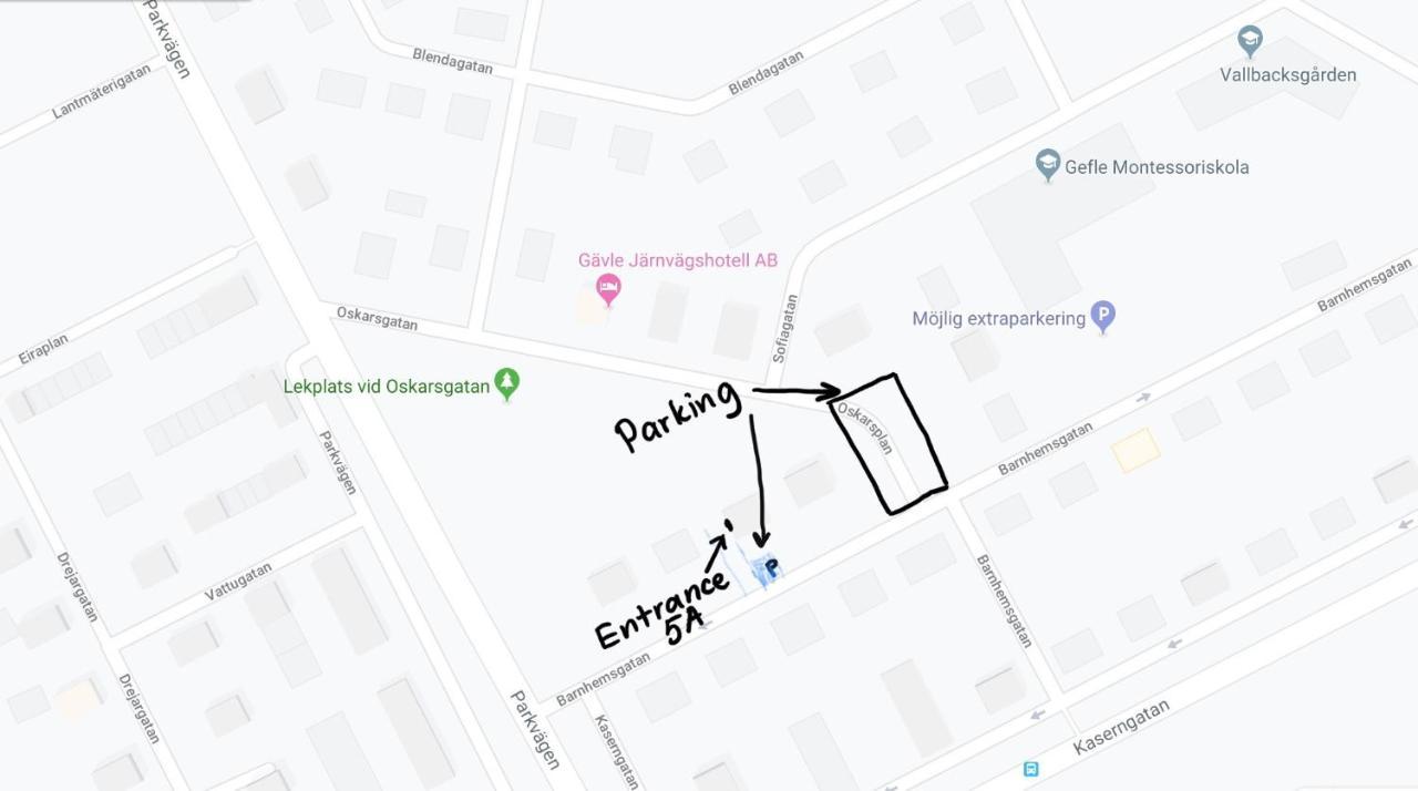 3 Rooms With Private Kitchen & Private Bathroom 5B Евле Экстерьер фото
